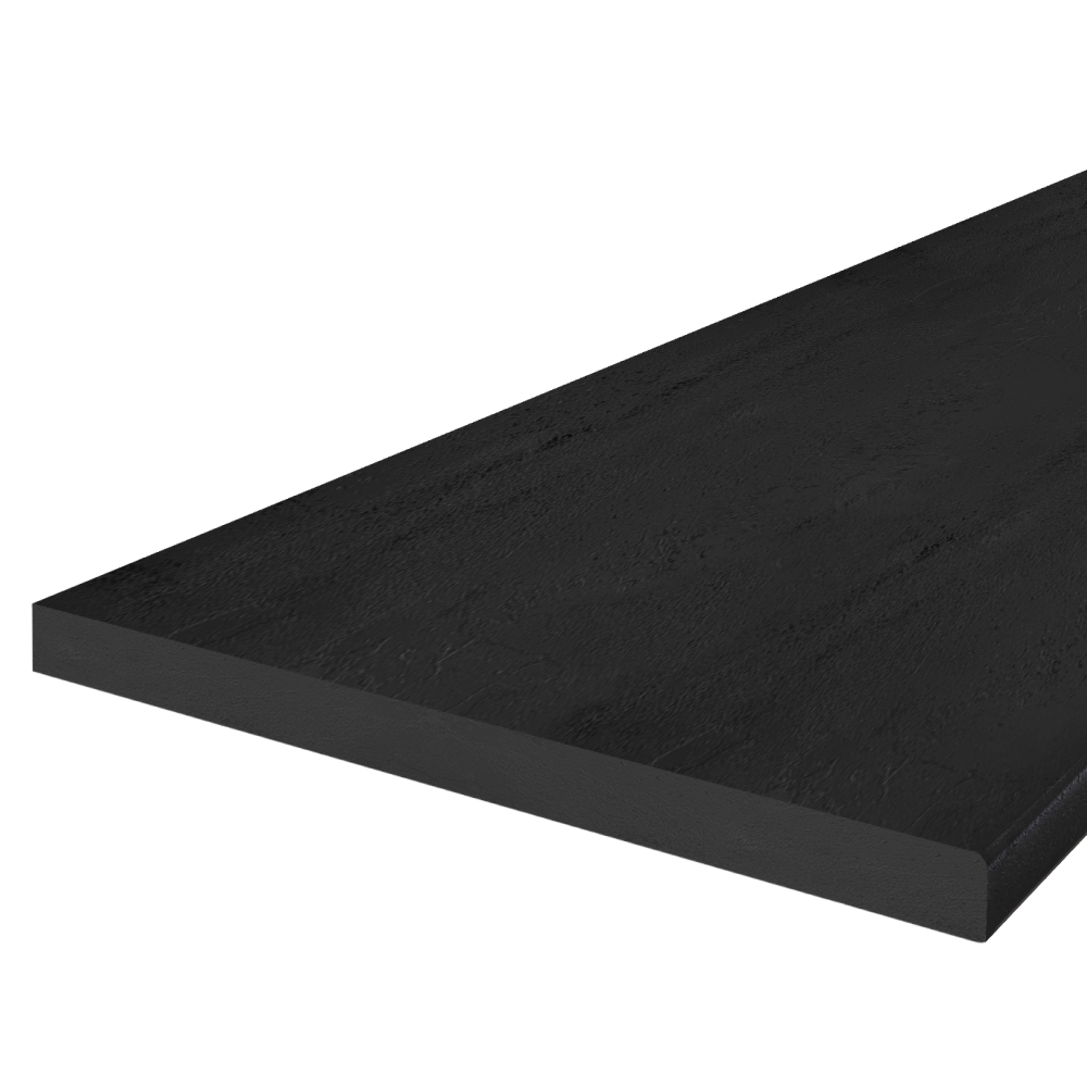 Blat de lucru 8 cm, grosime 3, negru vulcan