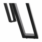 Masa dining PEDAL, stejar / negru
