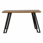 Masa dining PEDAL, stejar / negru