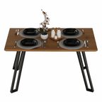 Masa dining PEDAL, stejar / negru