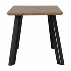 Masa dining PEDAL, stejar / negru