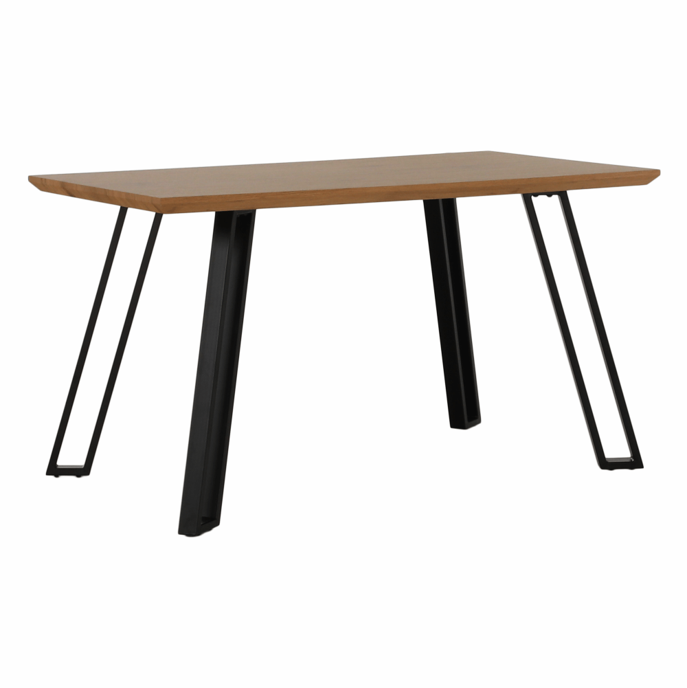 Masa dining PEDAL, stejar/negru