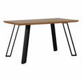 Masa dining PEDAL, stejar/negru