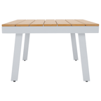 Set gradina PELOR, alb / stejar / gri deschis