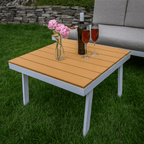 Set gradina PELOR, alb / stejar / gri deschis
