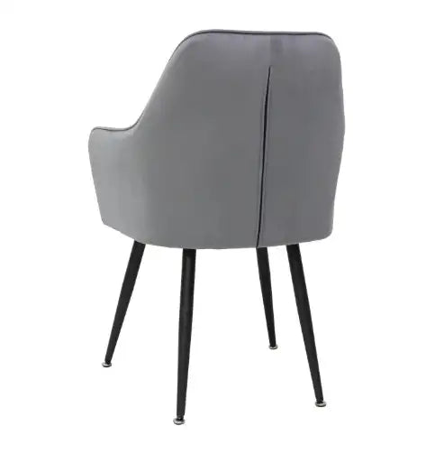 Scaun tapitat living din si picioare metalice Pera, vedere 4