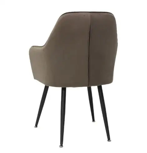 Scaun tapitat living din si picioare metalice Pera, vedere 7