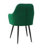 Scaun tapitat living din si picioare metalice Pera, vedere 8