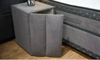 Saltea, alb / maro, ferma, 160x200x37 cm, New Loven