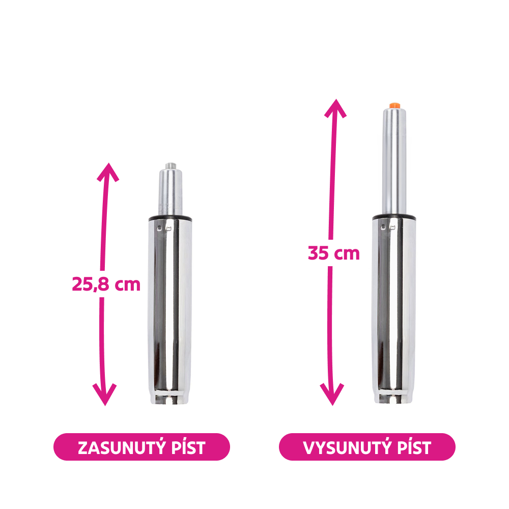 Piston cu gaz TYP 2, vedere 4
