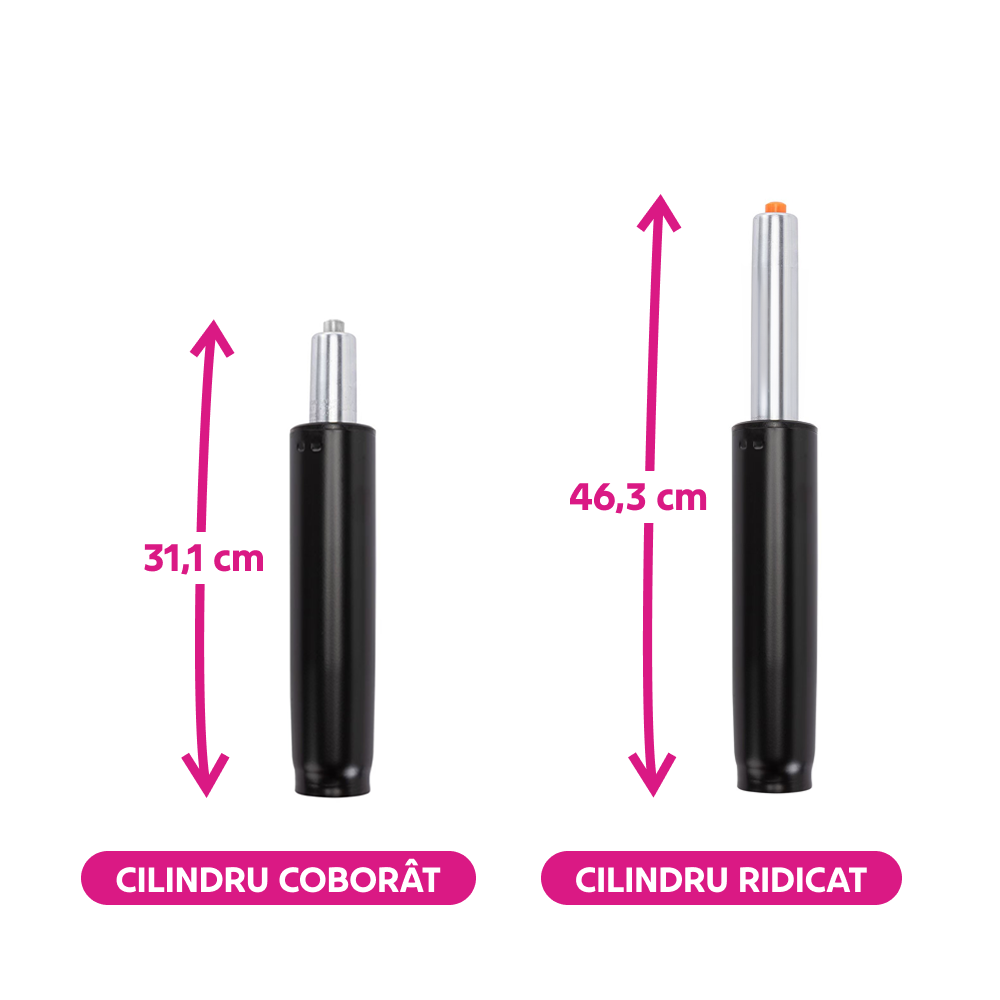 Piston PIEST, negru