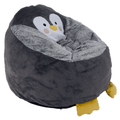 Fotoliu tip sac pinguin PINGO, gri