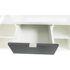 Birou PC DALTON, alb / gri