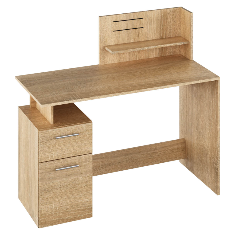 Birou PC PLATON, stejar sonoma