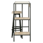 Set dining POHOS, stejar / negru