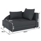 Canapea extensibila LAUREL, vedere 6