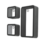 Polite TRIX FY 7493, 3 buc, negru