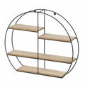 Raft DESIO, natural / negru