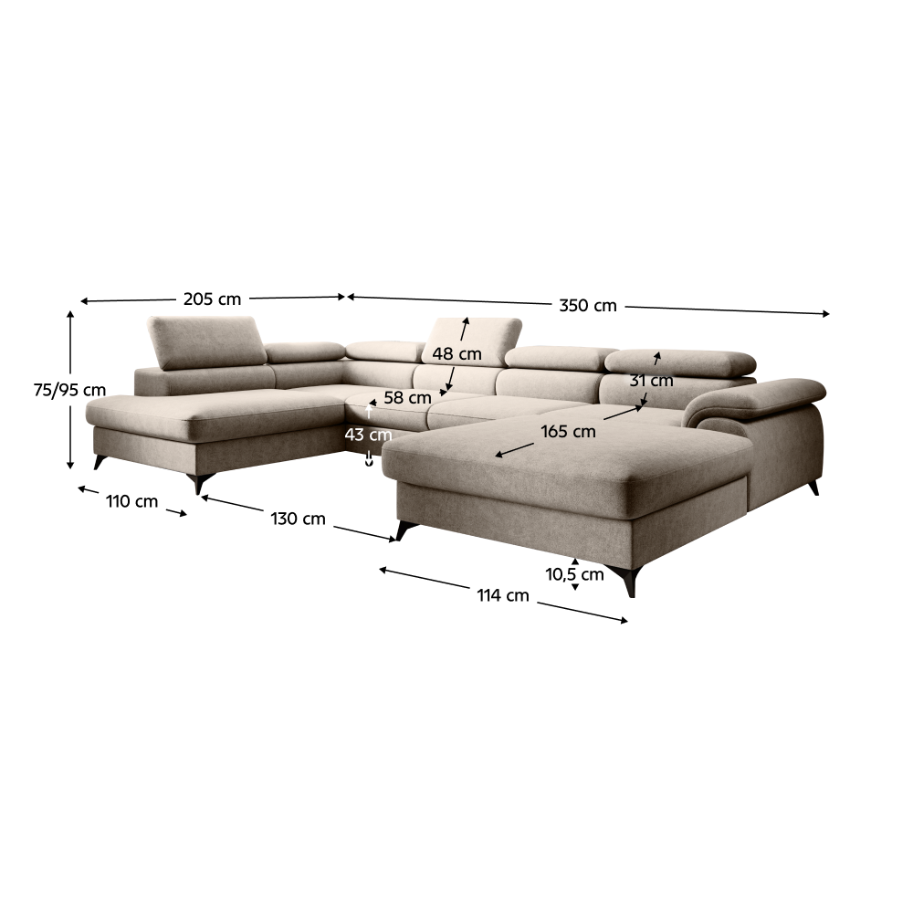 Coltar in forma de U extensibil POLY ROH, vedere 6
