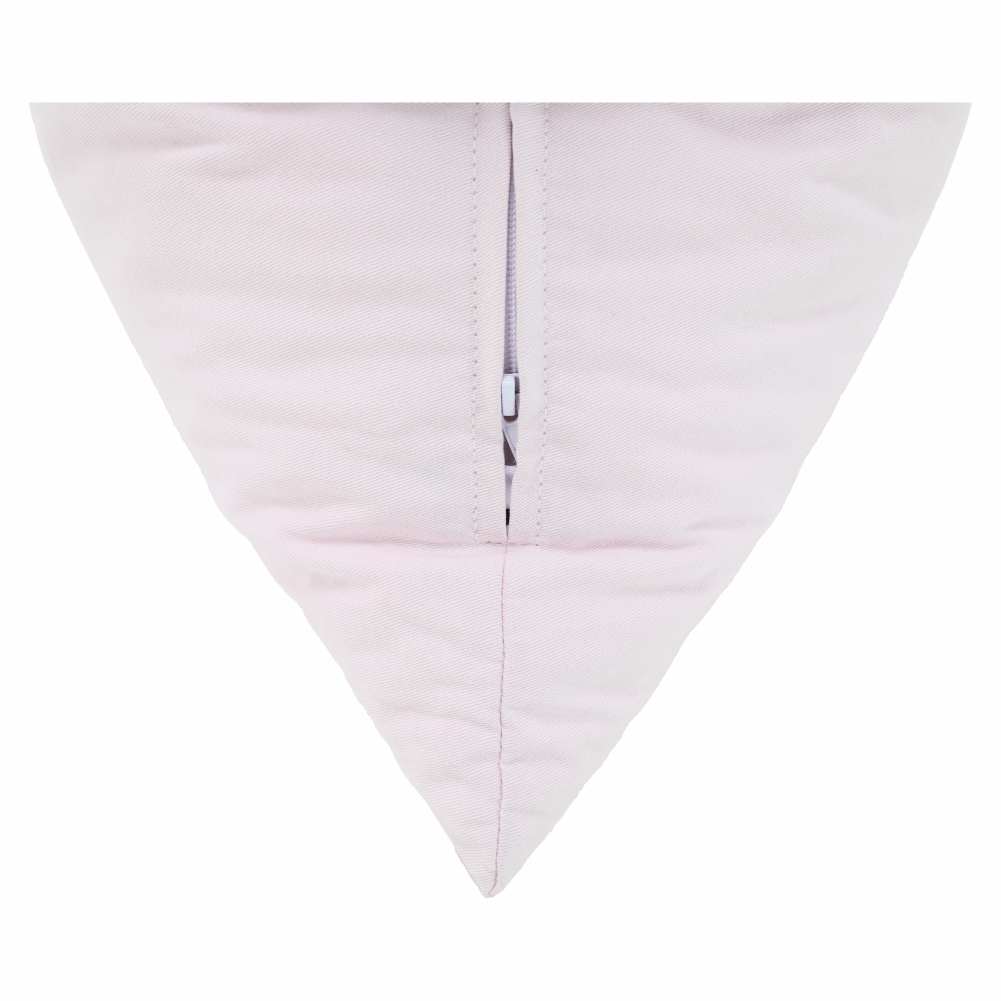 Fotoliu sac POMPOM, alb / roz / gri