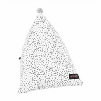Fotoliu sac POMPOM, alb / roz / gri