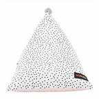 Fotoliu sac POMPOM, alb / roz / gri