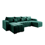 Set universal canapea PORIMA U, culoare smarald