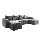 Set universal canapea PORIMA U, culoare gri