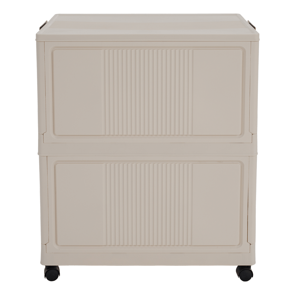 Dulap modular POSA, alb / maro