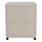Dulap modular POSA, alb / maro