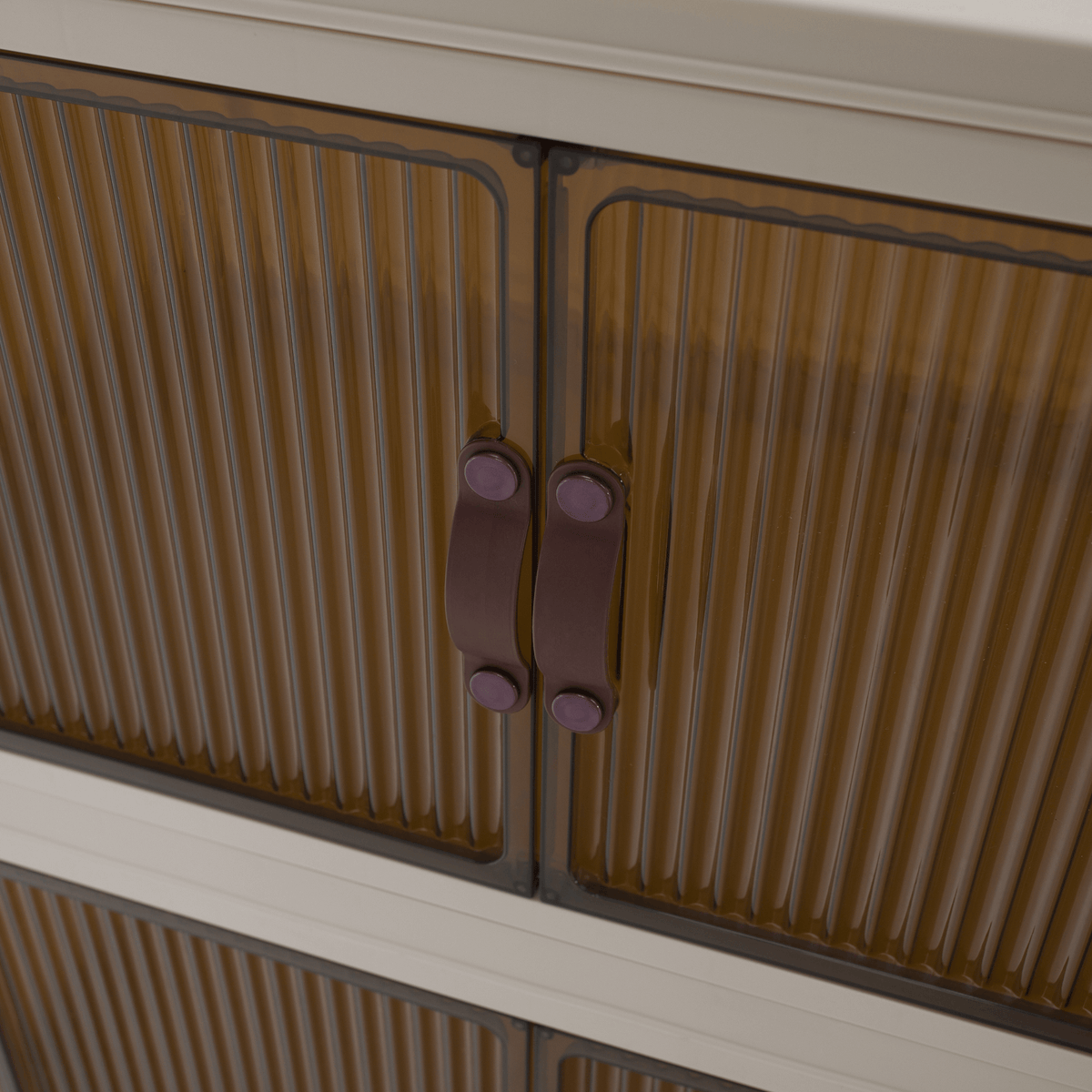 Dulap modular POSA, alb / maro