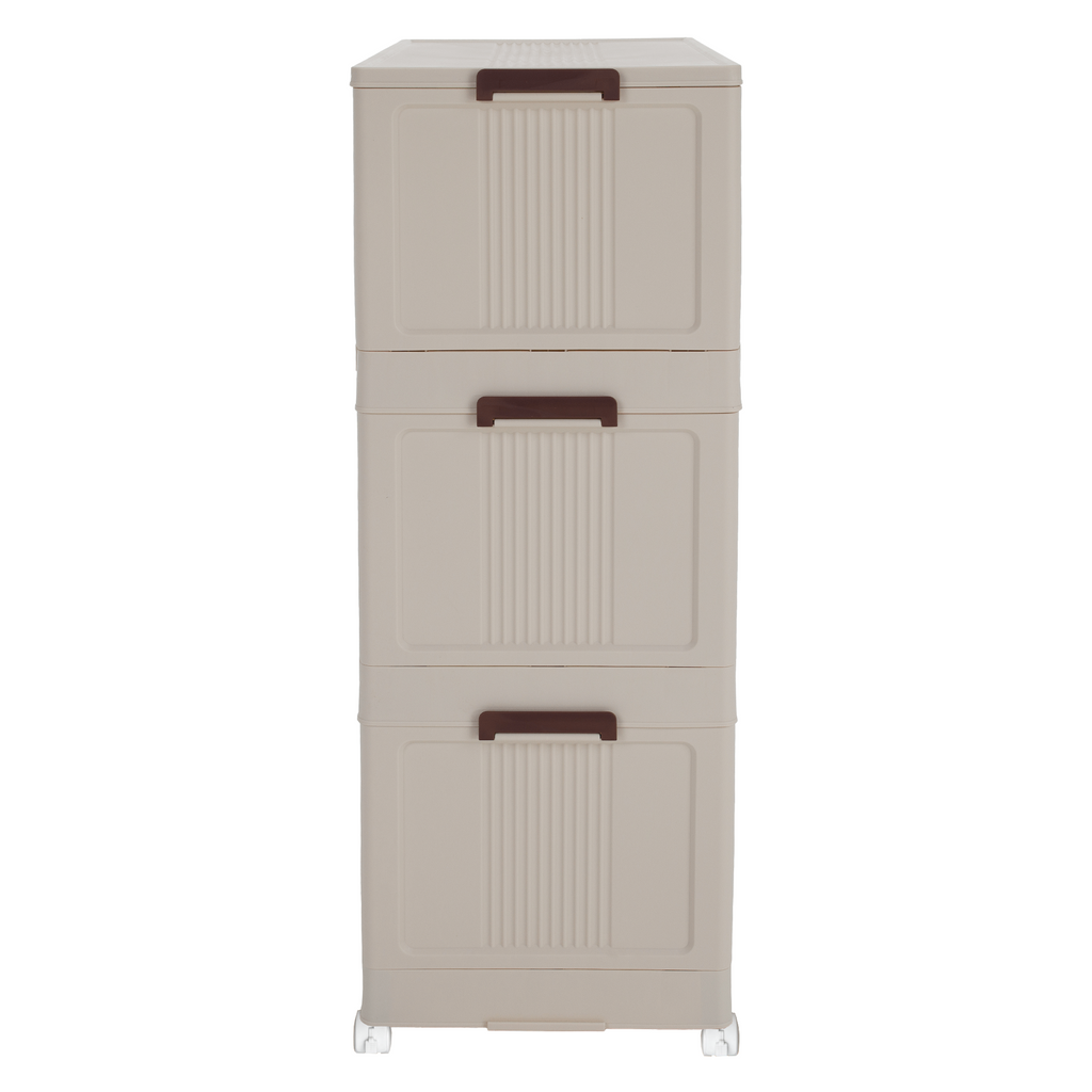 Dulap modular POSA, alb / maro