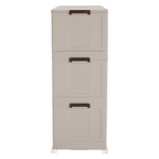 Dulap modular POSA, alb / maro