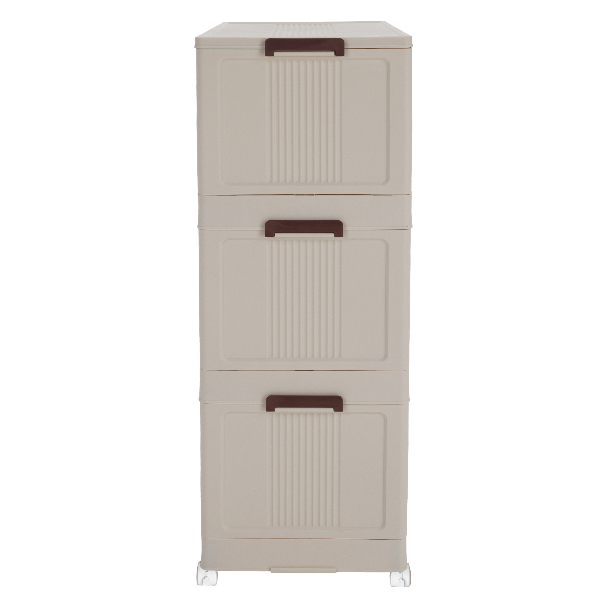 Dulap modular POSA, alb / maro