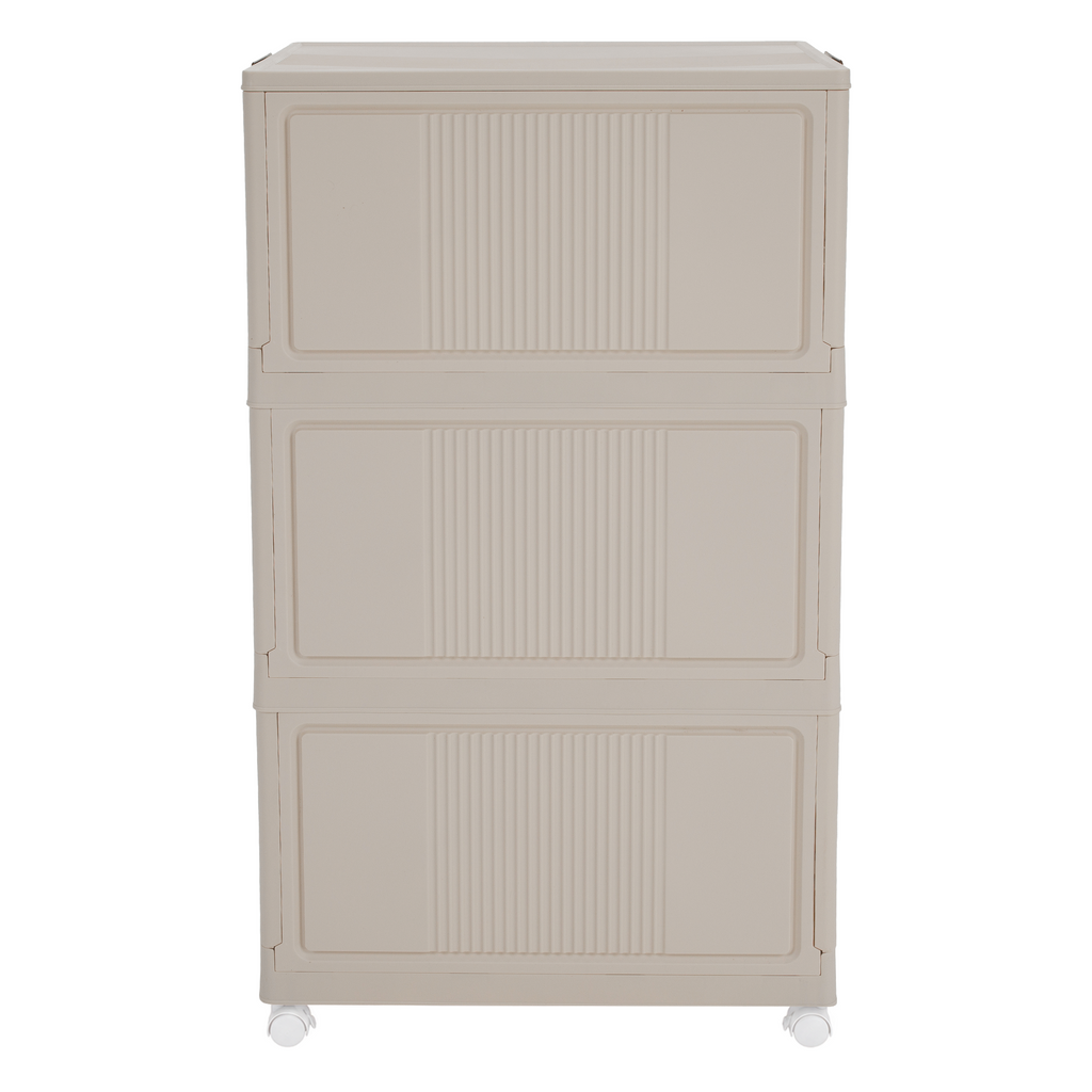 Dulap modular POSA, alb / maro