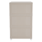 Dulap modular POSA, alb / maro