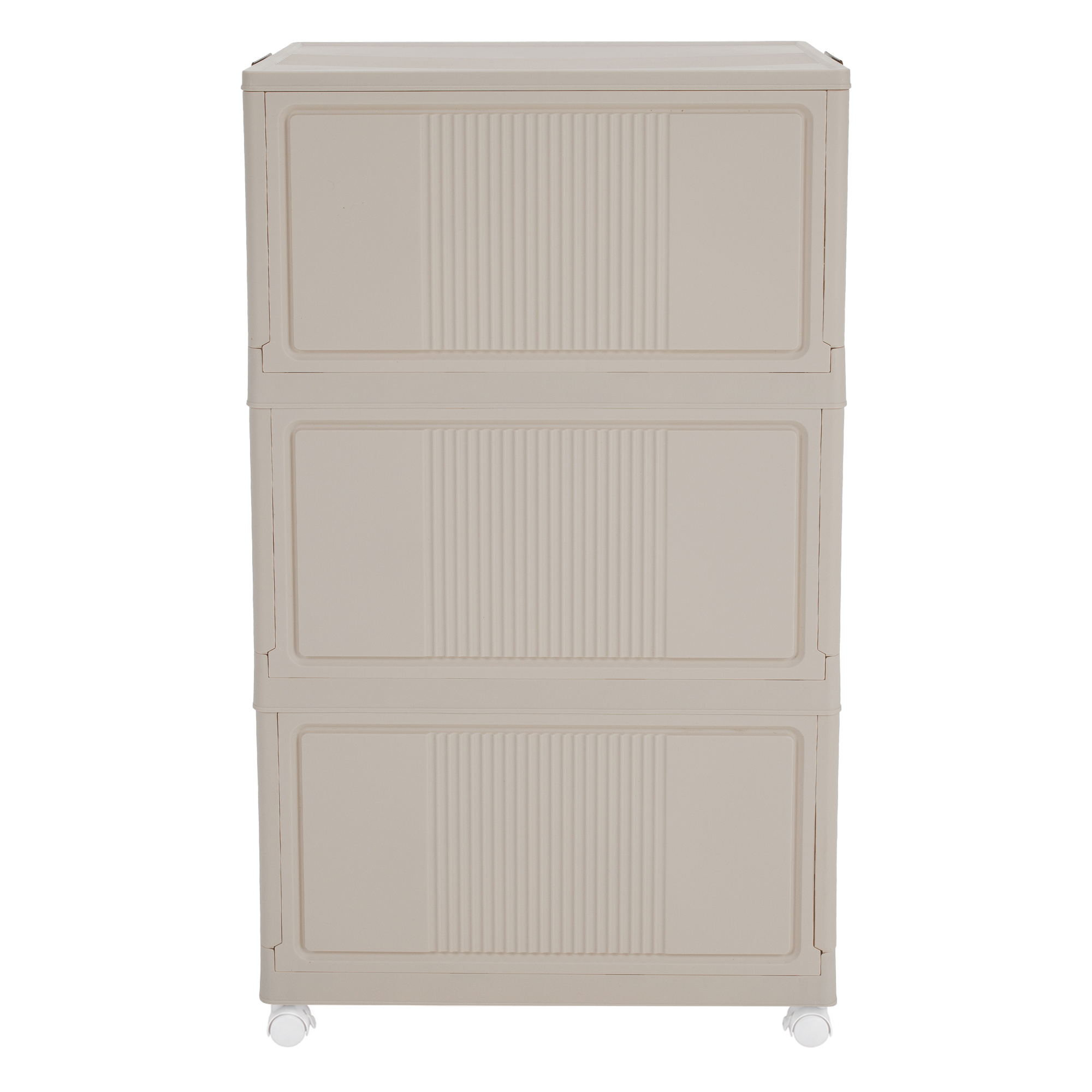 Dulap modular POSA, alb / maro