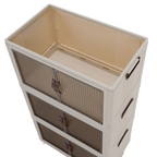Dulap modular POSA, alb / maro