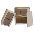 Dulap modular POSA, alb / maro