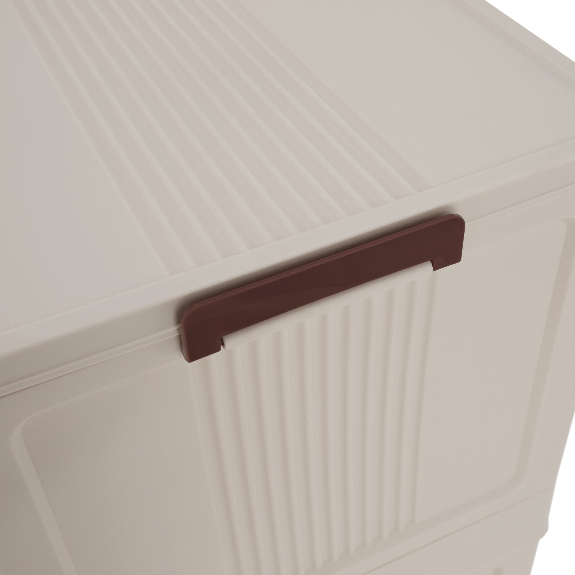 Dulap modular POSA, alb / maro