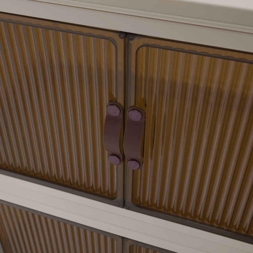 Dulap modular POSA, alb / maro