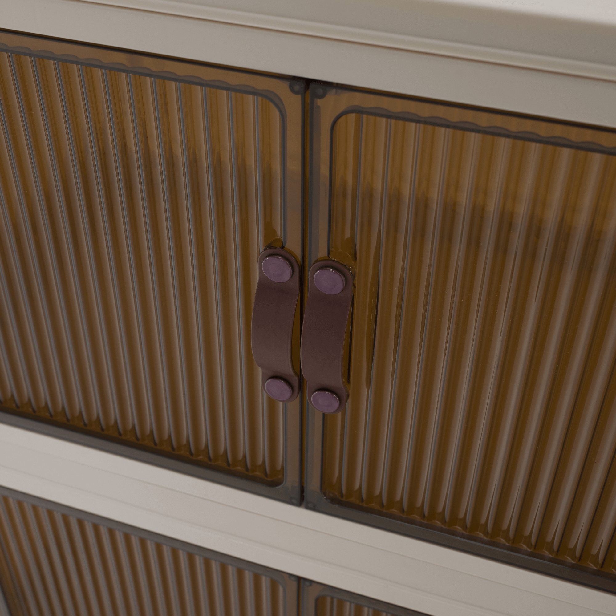 Dulap modular POSA, alb / maro