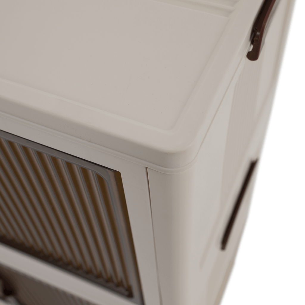 Dulap modular POSA, alb / maro