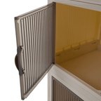 Dulap modular POSA, alb / maro