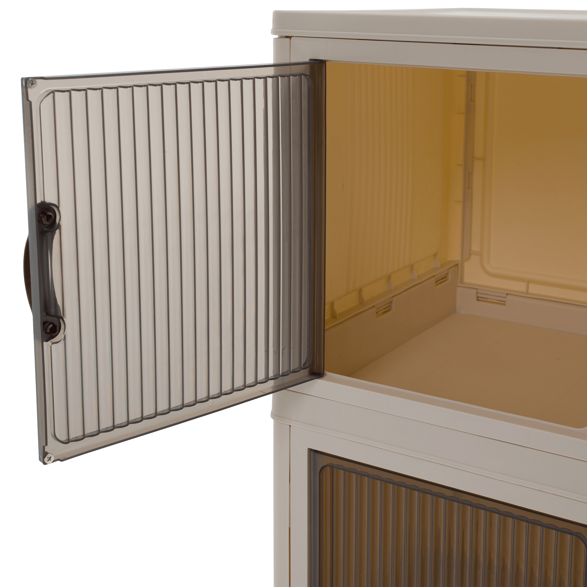 Dulap modular POSA, alb / maro