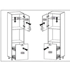 Dulap pentru alimente, AURORA D60R