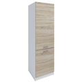 Dulap pentru produse alimentare FABIANA S - 60/210, stejar sonoma/alb, deschidere dreapta
