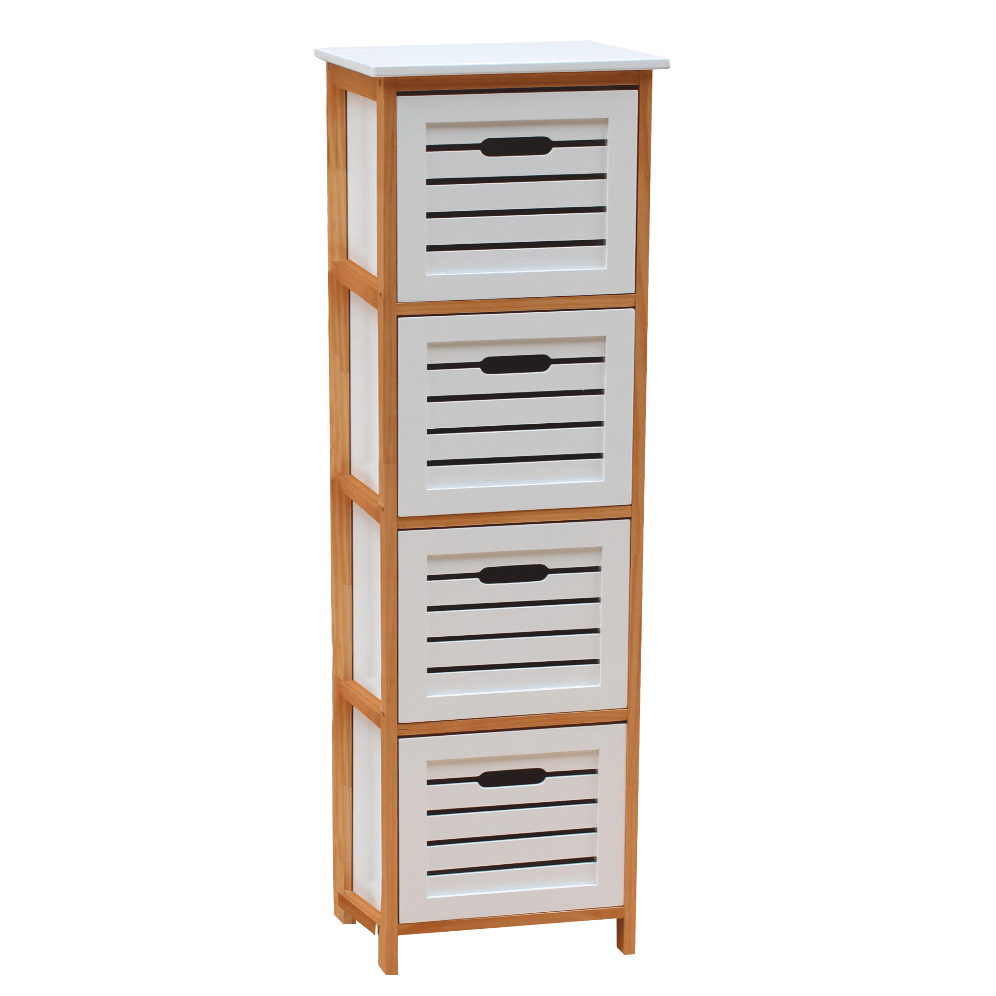 Comoda TALAS, alb/natural