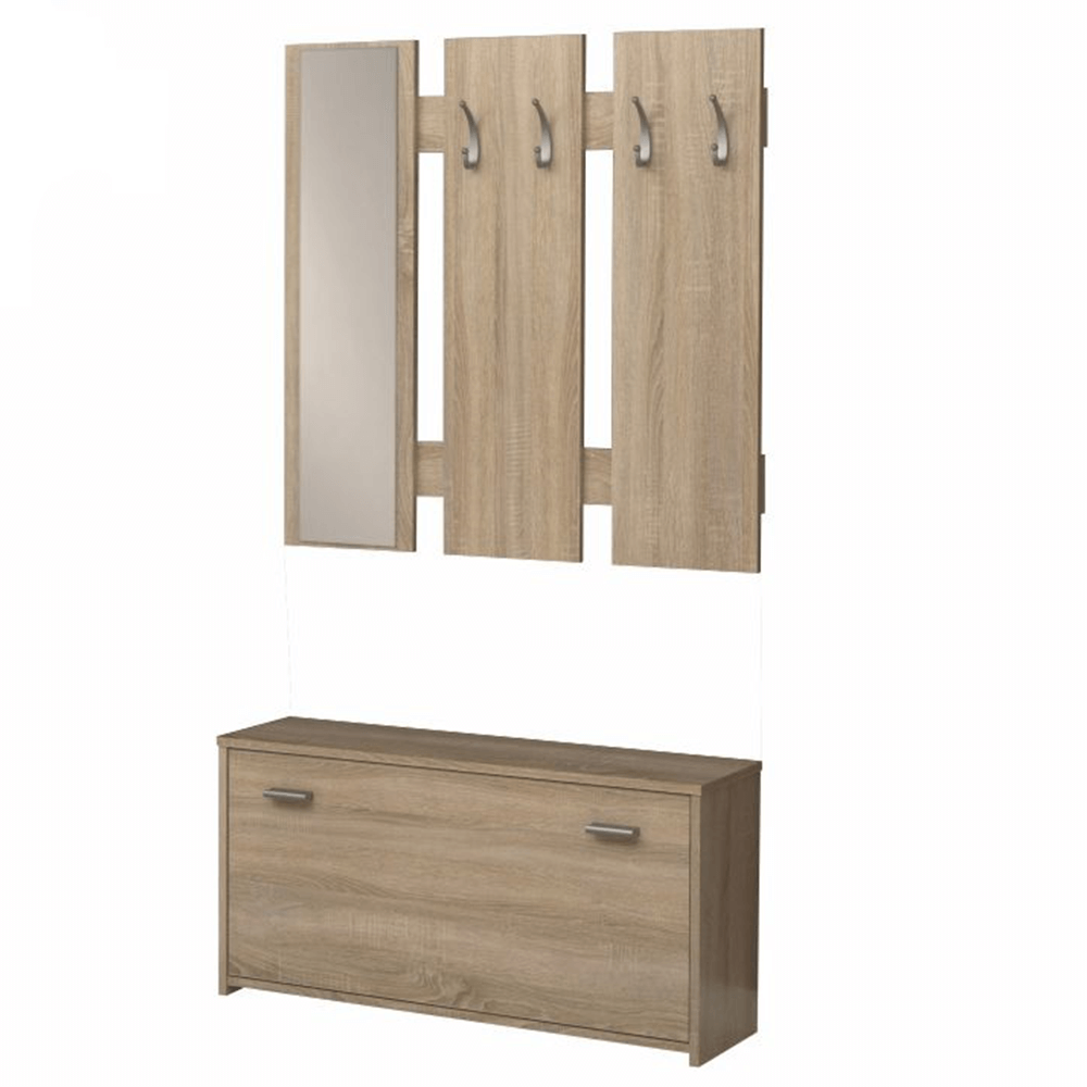 Mobilier pentru hol lada 03 NEW, stejar sonoma