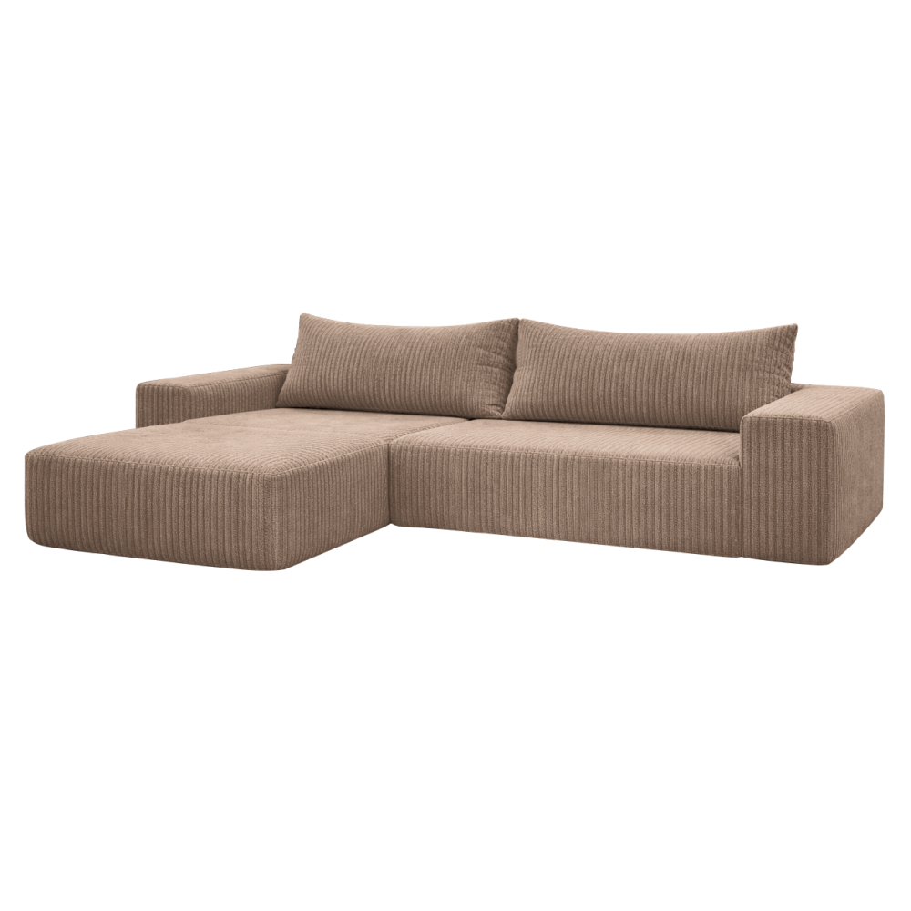 Set de canapele universal PREMA ROH UNI, gri-maro Taupe
